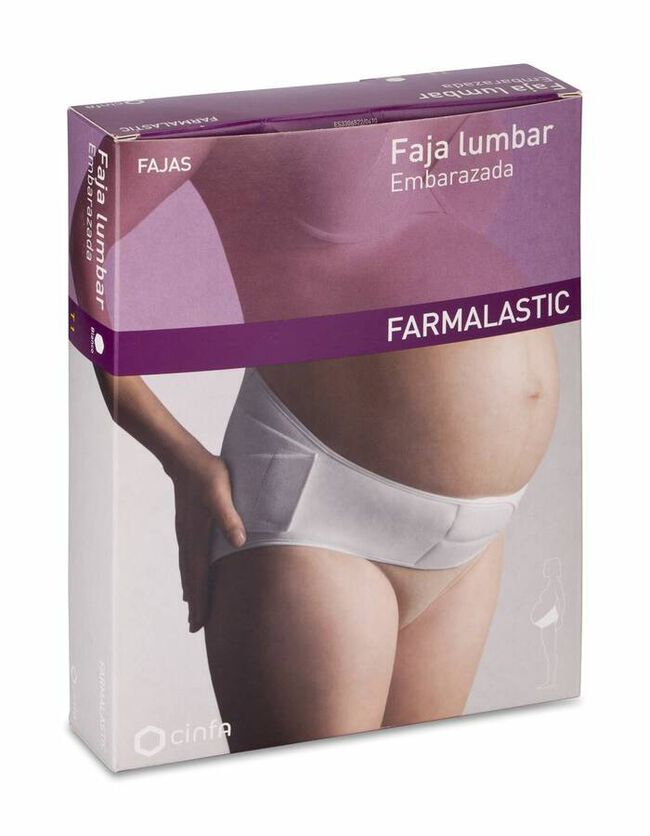 Farmalastic Faja Lumbar Embarazada Talla 1, 1 Ud