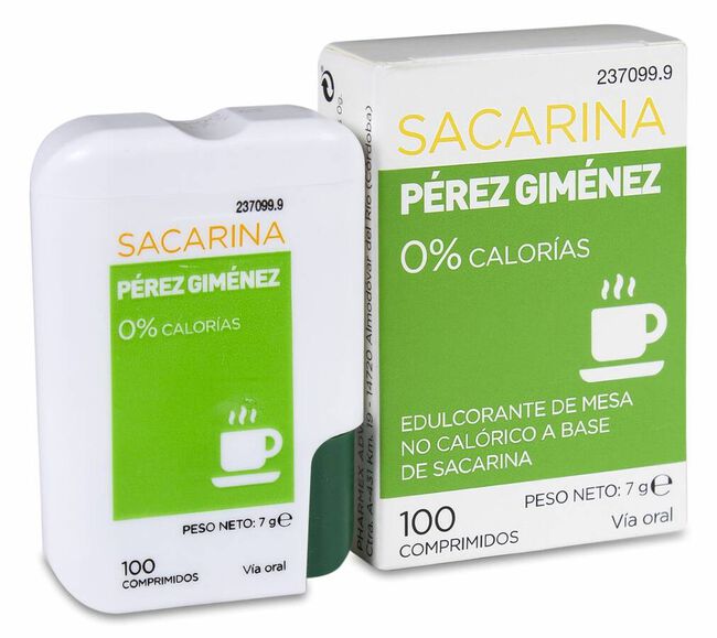 P&eacute;rez Gim&eacute;nez Sacarina, 100 Comprimidos