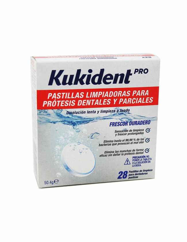 Kukident Pastillas Limpiadoras, 28 Unidades