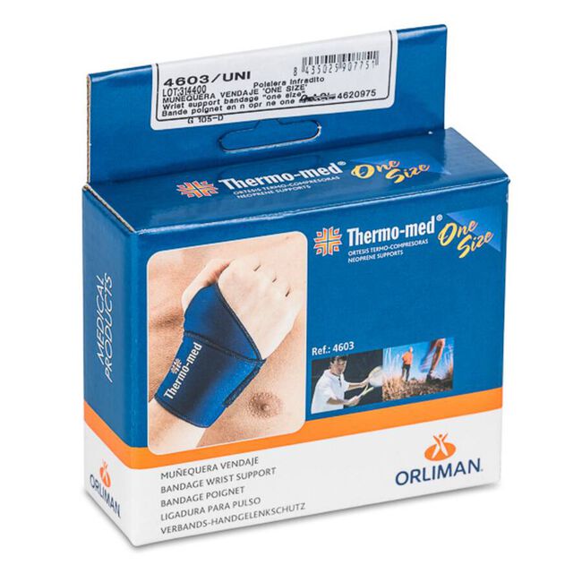 Orliman Muñequera Vendaje 4603 Talla Única, 1 Unidad