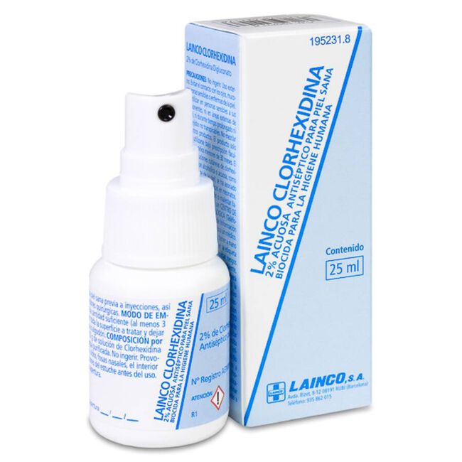 Lainco Clorhexidina 2 % Acuosa, 25 ml