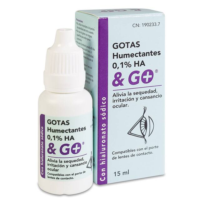Pharma&Go Gotas Humectantes, 15 ml