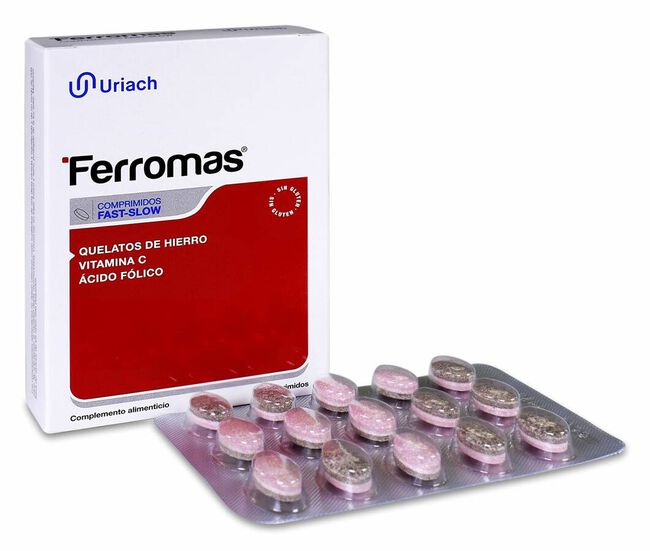 Uriach Ferromas, 30 Comprimidos
