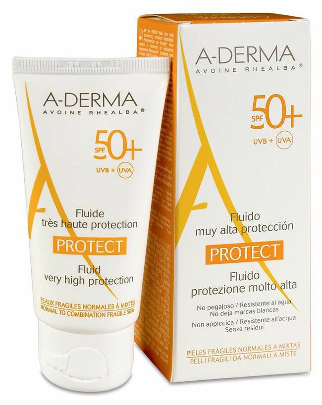 A-Derma Protect Fluido SPF 50+, 40 ml