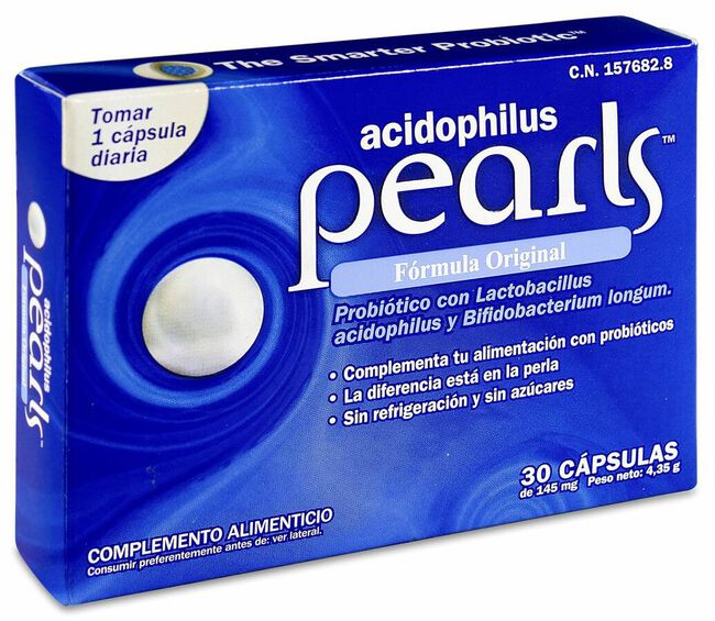 Acidophilus Pearls, 30 Cápsulas