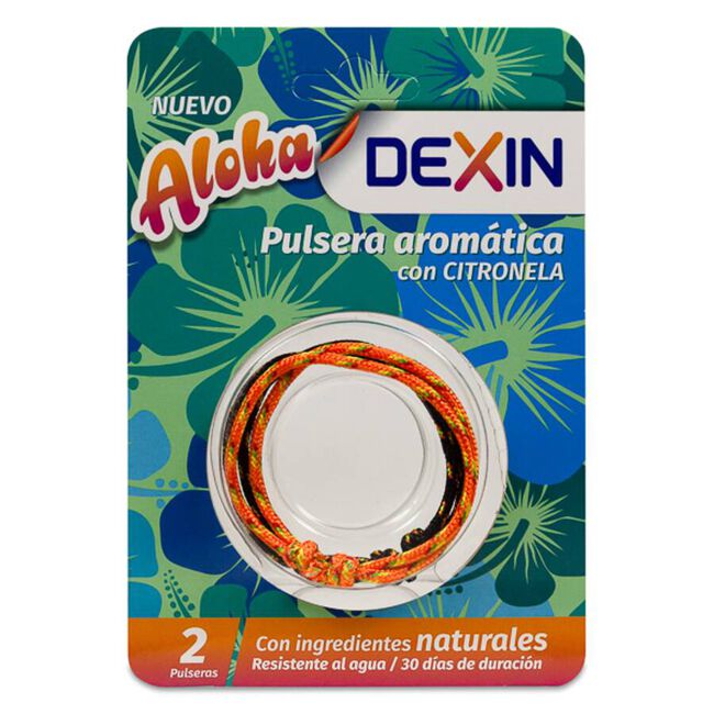 Dexin Aloha Pulsera Aromática, 2 Uds