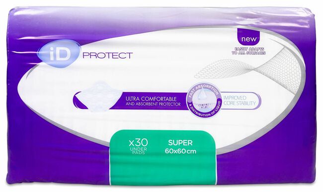 iD Expert Protect Super Empapadores 60x60 cm, 30 Uds