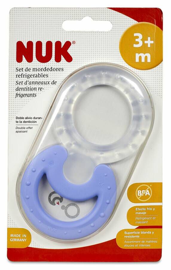 NUK Mordedor Refrigerable All-Around +3 Meses, 1 Unidad