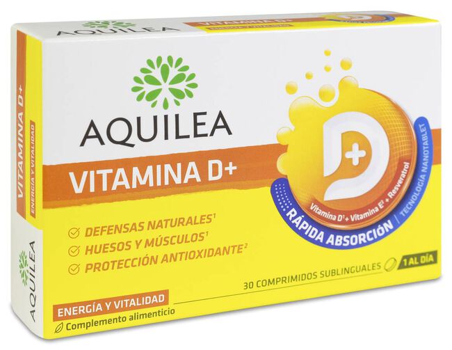 Aquilea Vitamina D+, 30 Comprimidos Sublinguales