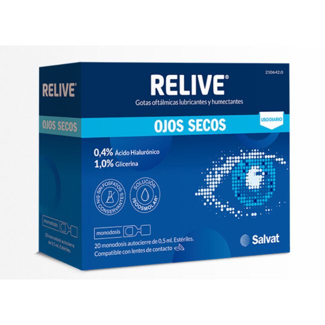 Relive Ojos Secos, 20 viales