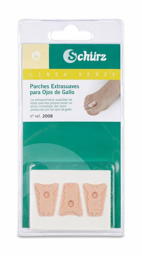 Schurz Parches Ojos Gallo, 6 Unidades