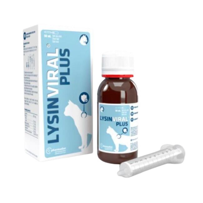 Pharmadiet Lysinviral Plus Oral Gel para Gatos, 50 ml
