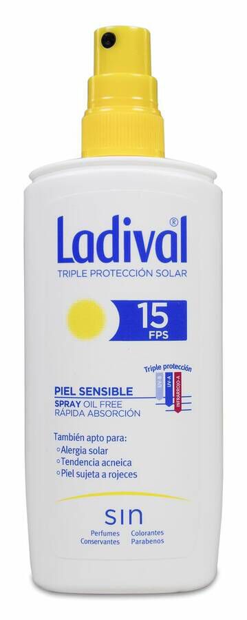 Ladival Spray Sensible SPF 15, 150 ml