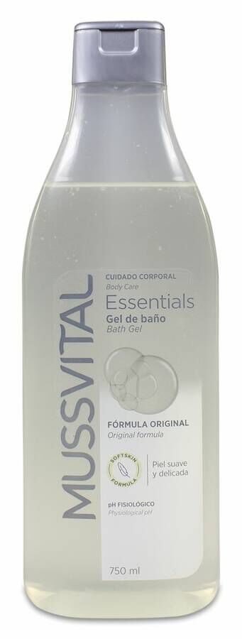 Mussvital Essentials Gel de Baño Original, 750 ml