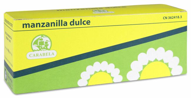 Carabela Manzanilla Dulce, 25 Uds