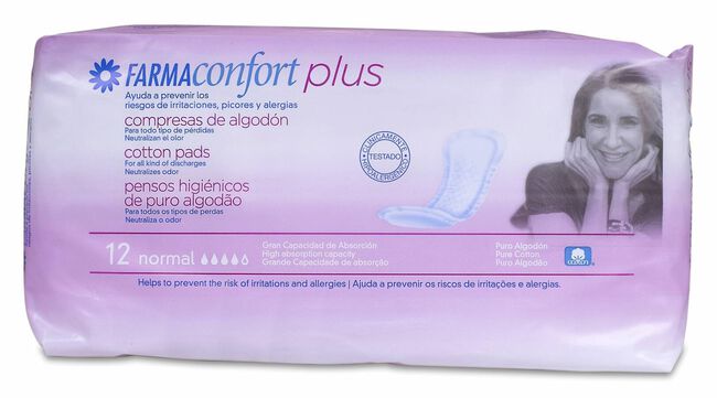 Farmaconfort Plus Compresa Normal, 12 Uds
