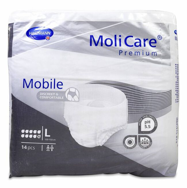 Molicare Premium Mobile 10 Drops Talla L, 14 Uds