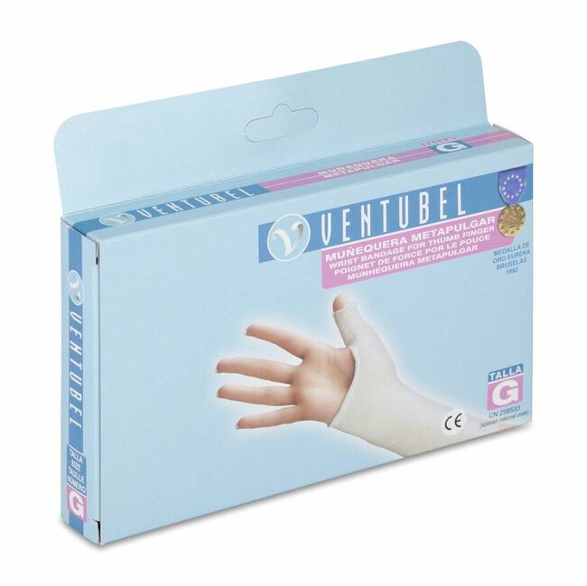 Ventubel Muñequera Metapulgar Talla Grande, 1 Unidad