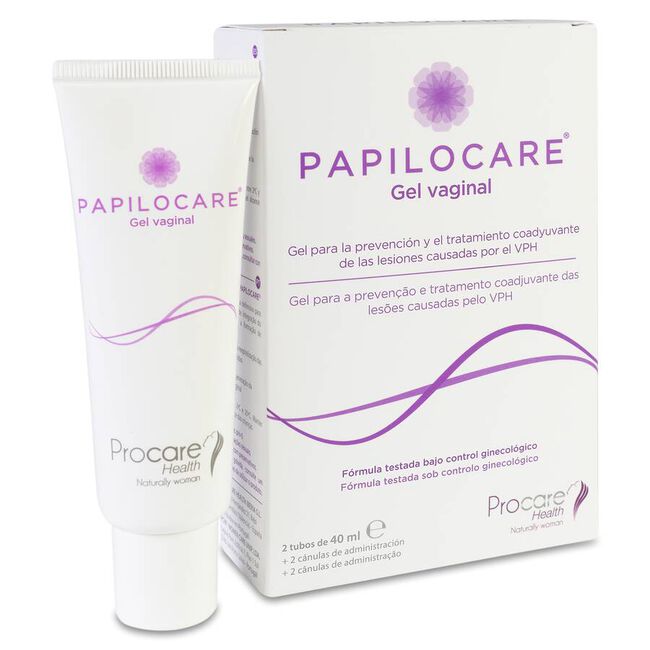 Papilocare Gel Vaginal, 2 Tubos X 40 ml