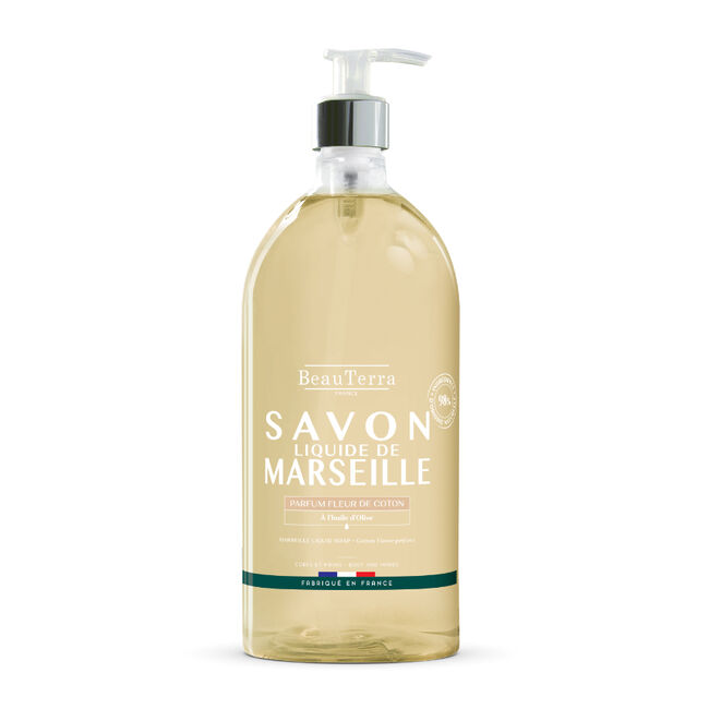 Beauterra Jabón de Marsella Flor de Algodón, 1 l