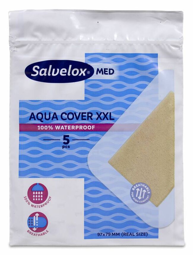 Salvelox Med Aqua Cover XXL, 5 Uds