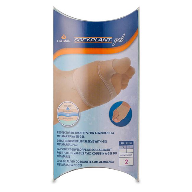 Actius Protector Elástico Juanete ACP924 Talla S, 2 Unidades