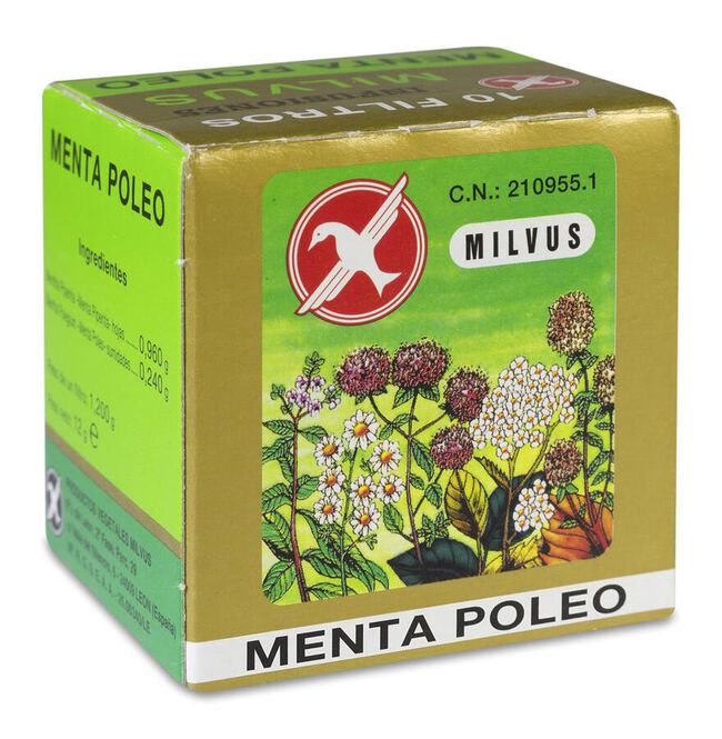 Milvus Menta Poleo, 10 Uds