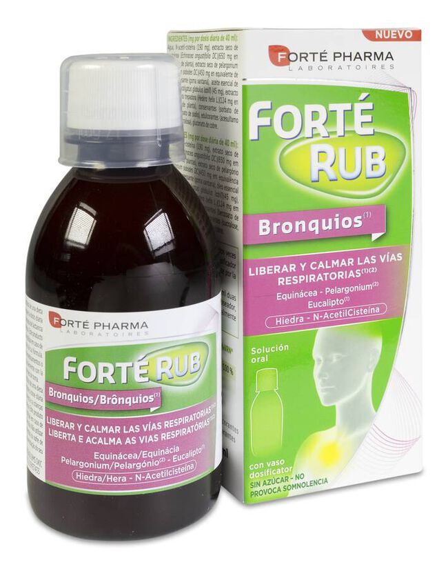 Forté Pharma Forté Rub Bronquios Jarabe, 150 ml