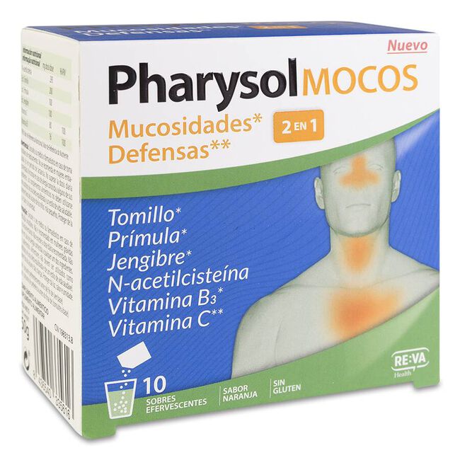 Pharysol Mocos, 10 Sobres