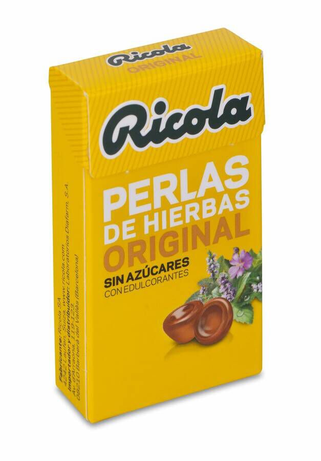 Ricola Perlas sin Azúcar de Hierbas, 25 g