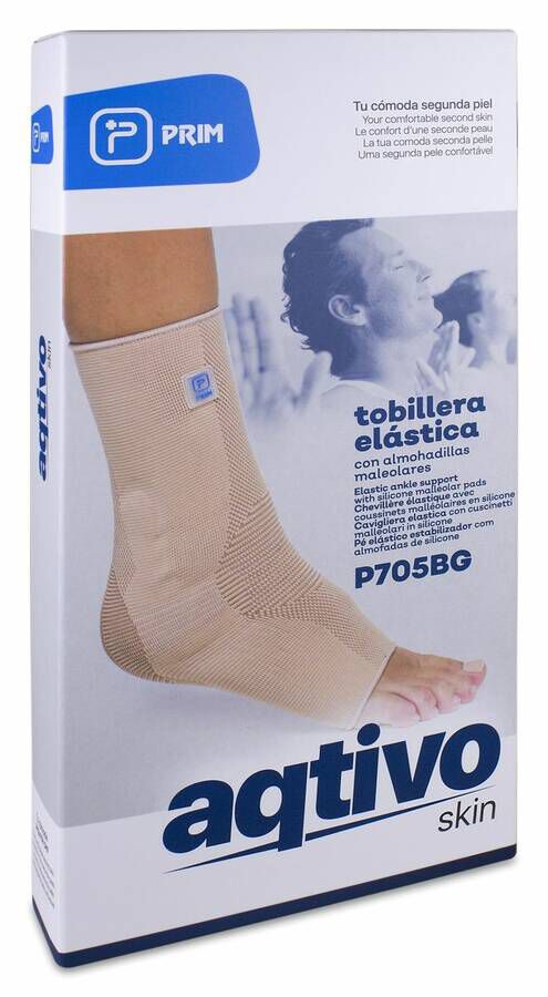 Prim Aqtivo Skin Tobillera con Almohadillas Talla M, 1 Ud