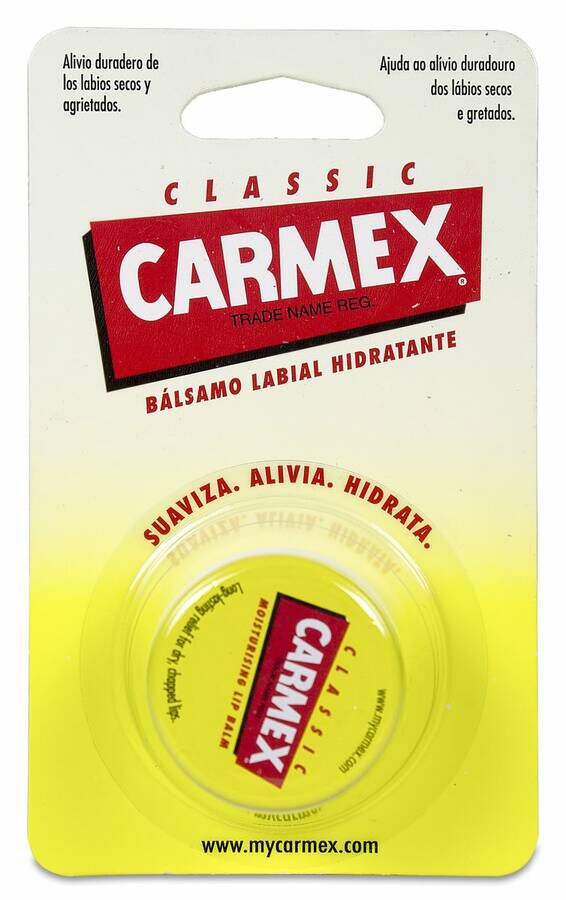 Carmex Bálsamo Labial Hidratante Tarro Original, 7,5 g