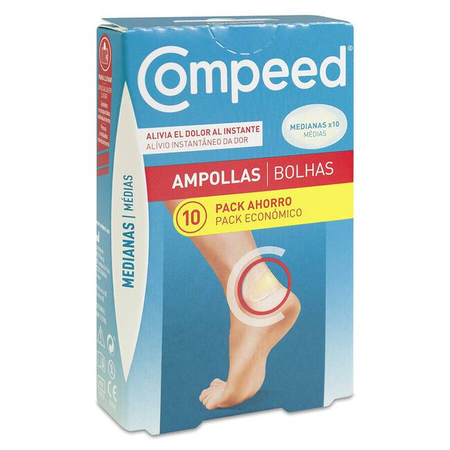 Compeed Ampollas Tamaño Mediano, 10 ud