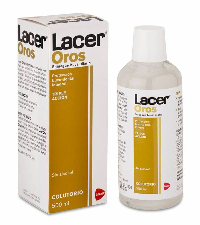 Lacer Oros Colutorio, 500 ml