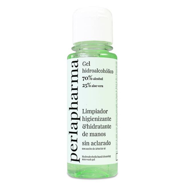 Perlapharma Gel Hidroalcohólico Cosmético con 25% Aloe, 100 ml