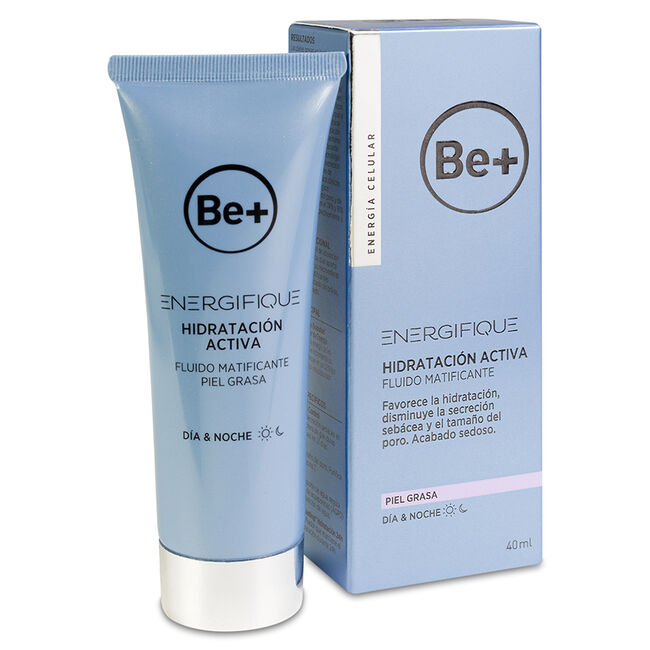 Be+ Energifique Hidratación Activa Fluido Matificante, 40 ml