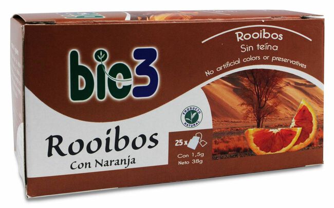 Bie3 Rooibos Con Naranja, 25 Uds