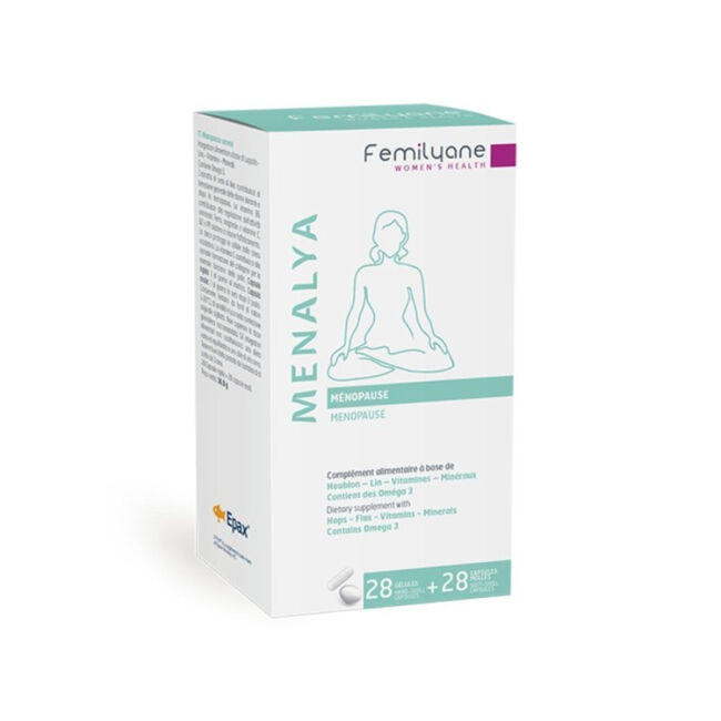 Femilyane Menalya Menopausia, 28 comprimidos y 28 cápsulas blandas