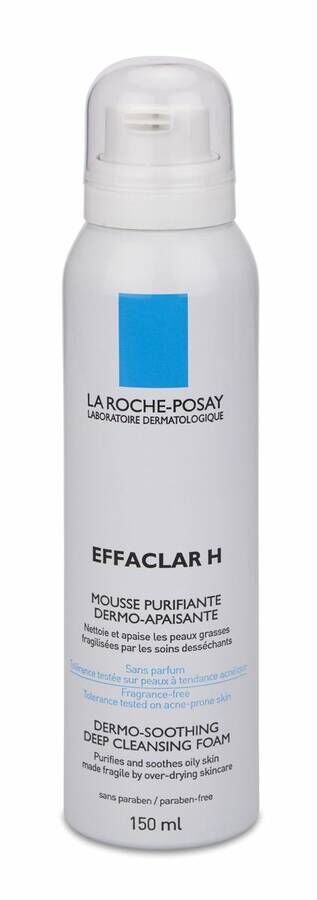 La Roche-Posay Effaclar H Mousse Purificante Dermo-Calmante, 200 ml