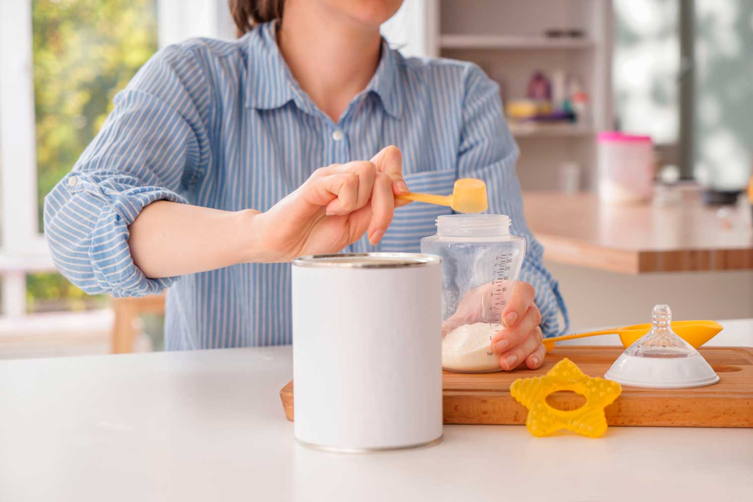 Tipos de leche de fórmula para bebés: guía para no perderse