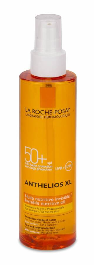 La Roche-Posay Anthelios Xl 50+ Aceite Nutritivo Vaporizador, 200 ml image number null