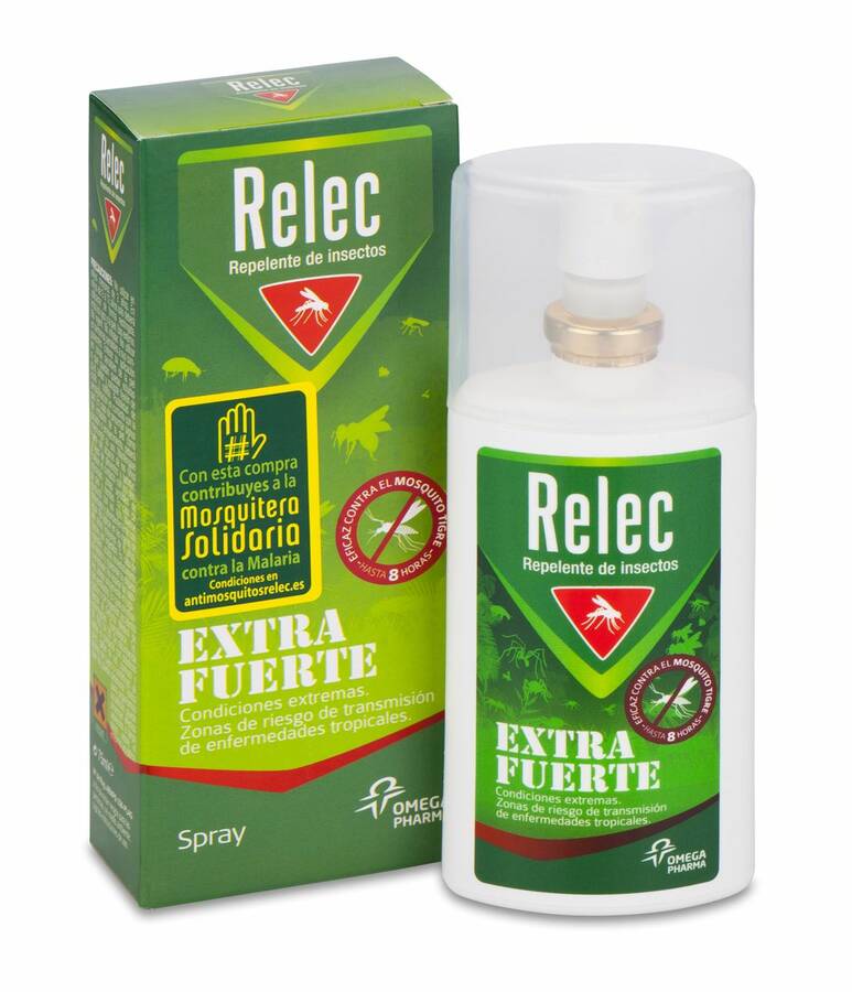 Relec Extra Fuerte Repelente Spray, 75 ml image number null