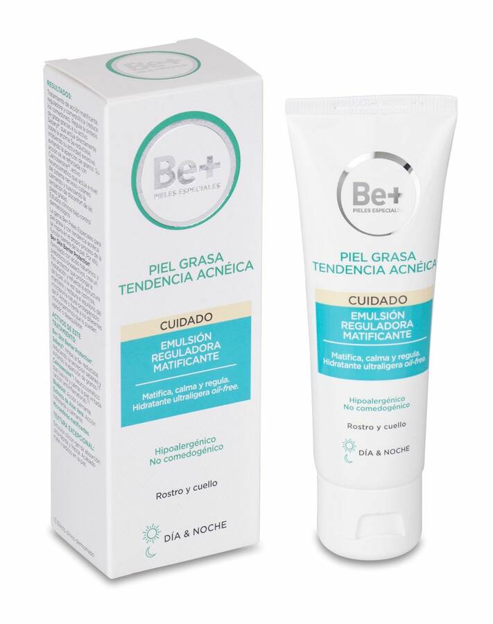 Be+ Emulsión Reguladora Matificante, 50 ml image number null
