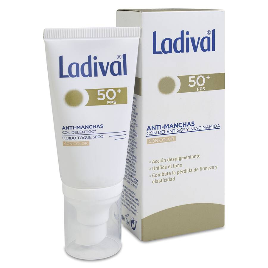 Ladival Acción Anti-Manchas Toque Seco con Color SPF 50+, 50 ml image number null