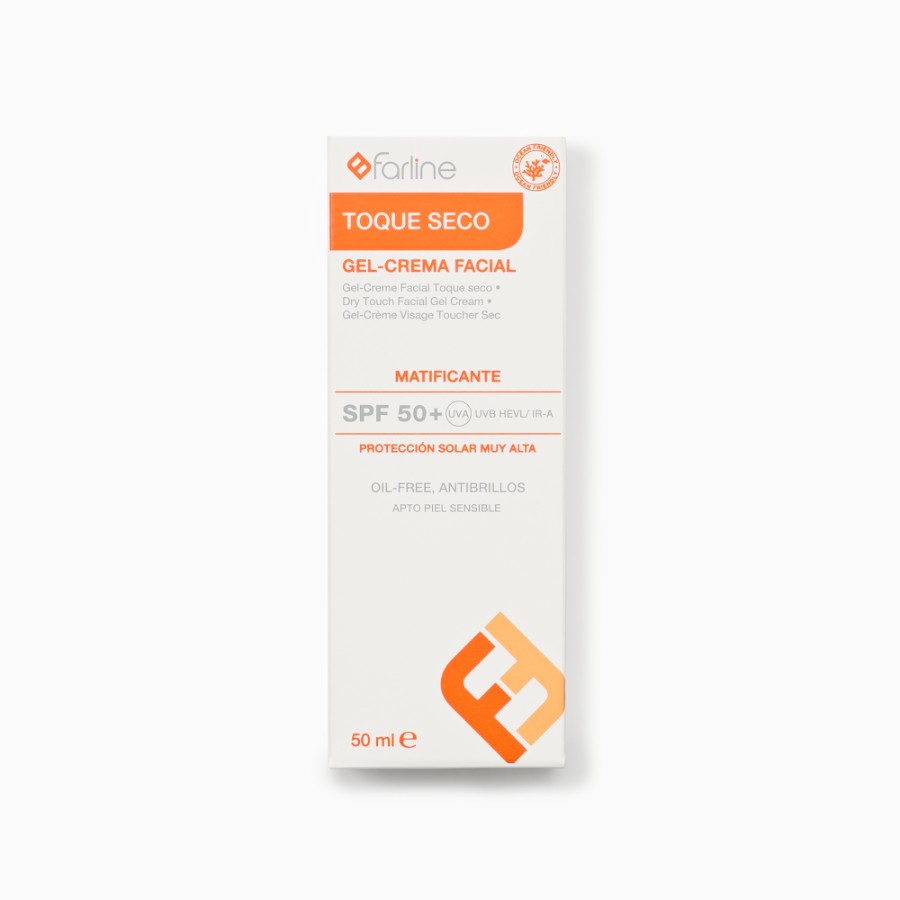 imagen de Farline Gel-Crema Facial Toque Seco SPF 50, 50 ml imagen n&uacute;mero undefined