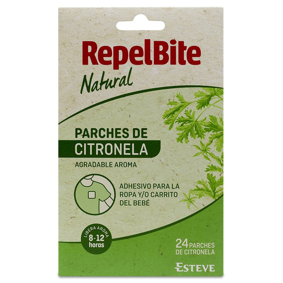 Repel Bite Natural Parches Ropa Con Citronella, 24 Uds image number null