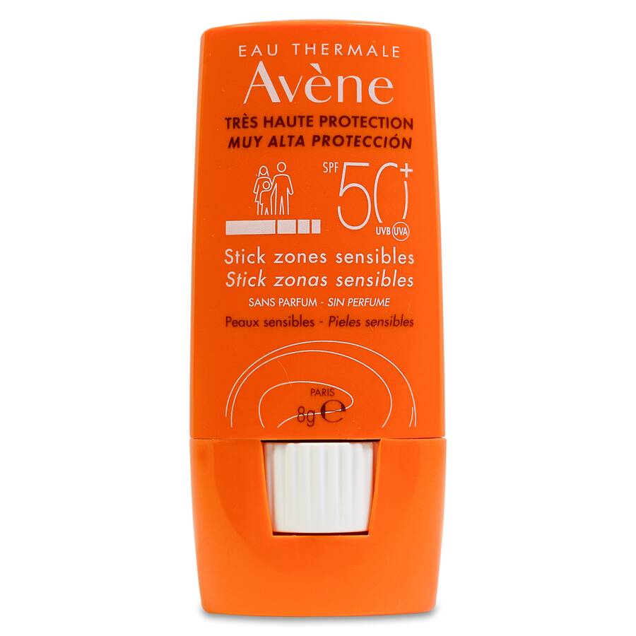 Avène Solar Stick Zonas Sensibles SPF 50+, 8 g image number null