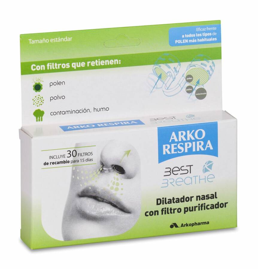 Arkopharma Arkorespira Dilatador Nasal con Filtro, 1 Ud image number null