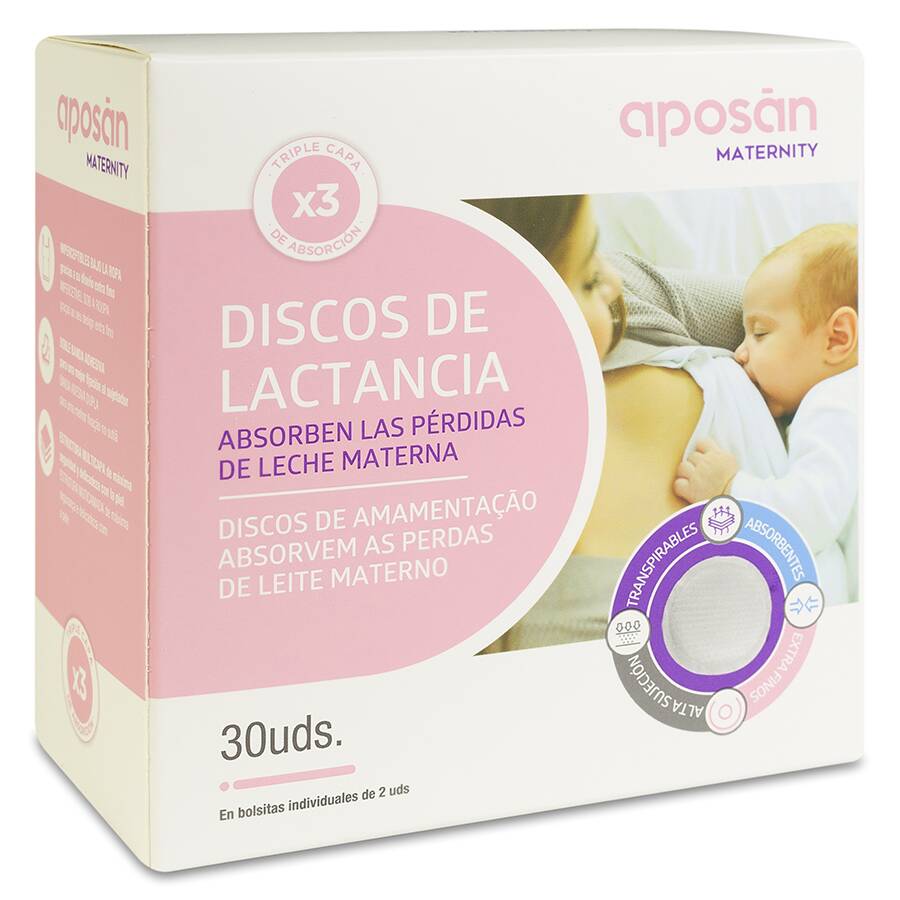 PACK DE 2, Discos de Lactancia Materna Reutilizables