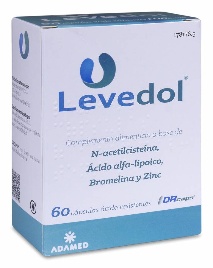 Levedol, 60 Cápsulas image number null